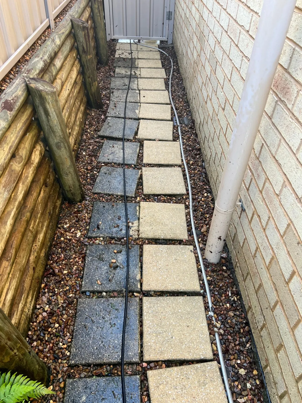 Partially cleaned surface showing the difference professional cleaning makes